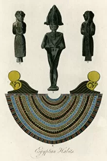 Images Dated 19th July 2017: Egyptian jewellery & figurines