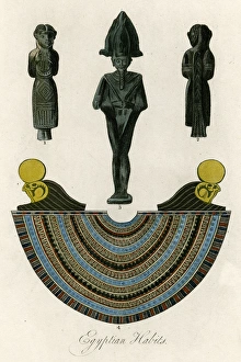 Images Dated 19th July 2017: Egyptian jewellery & figurines
