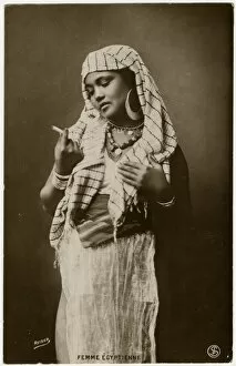 Egyptian Lady Smokes