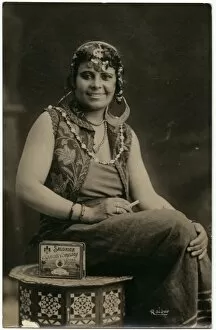 Advertise Collection: Egyptian Lady Smoking