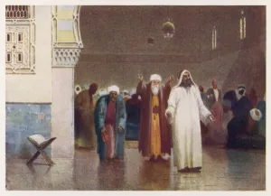 Moslems Prints: Egyptian Moslems Praying