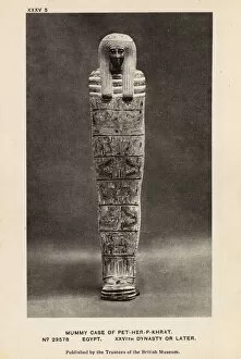 Egyptian Mummy in British Museum, London - Djedameniufankh
