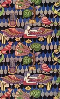 Images Dated 31st August 2012: Egyptian pattern for fabric