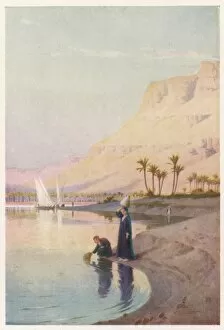Kasr Collection: Egyptian River Scene