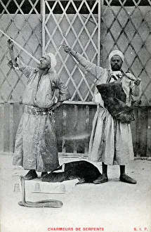 Cobra Prints: Two Egyptian Snake Charmers