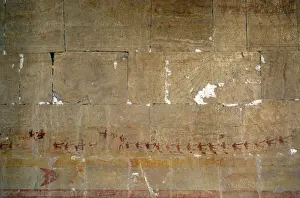 Egyptian soldiers in the expedition to the Land of Punt. Te