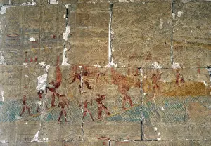 Egyptian soldiers in the expedition to the Land of Punt. Te