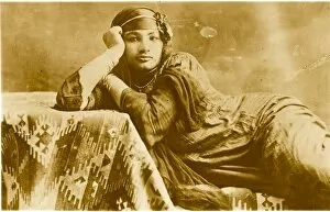 Reclined Collection: An Egyptian woman reclining