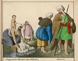 Countryfolk Prints: Egyptian Women & Men