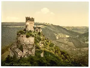 Moselle Prints: The Ehrenburg, Moselle, valley of, Germany