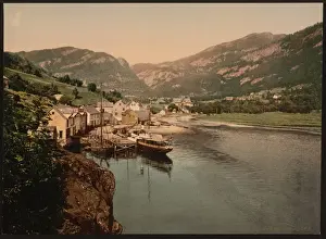 Hardanger Prints: Eide Hardanger from the south, Hardanger Fjord, Norway