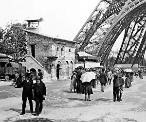 Under the Eiffel Tower, 1889 Exposition Universelle, Paris