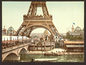 Eiffel Tower and general view of the grounds, Exposition Uni Eiffel Tower and general view of the grounds, Exposition Uni