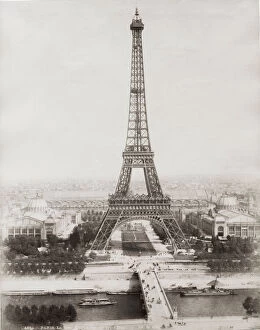Steel Gallery: The Eiffel Tower, Paris, Fance, c.1890 s