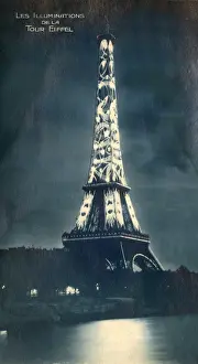 Eiffel Tower, Paris, France - Night Illuminations