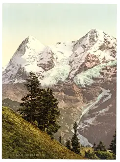 Oberland Prints: Eiger and Monch, Bernese Oberland, Switzerland