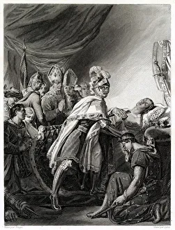 Eighth Prints: EIGHTH CRUSADE Louis IX dies of the plague, at Tunis Date: 1270