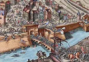 Siege Prints: Eighty Years War (1568-1648). Sack of Antwerp (4 November 1