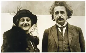Einstein and Wife 1922