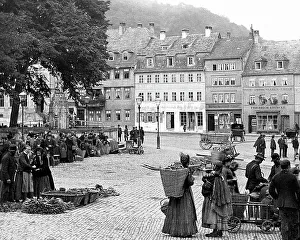 Eisenach Market Place Germany Victorian period