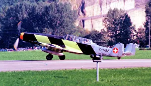 Vampire Collection: EKW C-3605 Schlepp HB-RBJ (msn 332, ex Swiss AF C-552) Date: circa 1990