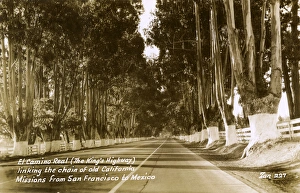 Images Dated 11th July 2017: El Camino Real Mission Road, California, USA