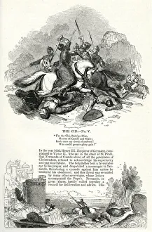 Images Dated 14th October 2019: El Cid, Rodrigo Diaz de Vivar, Castilian nobleman