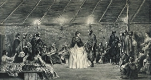 Lithographs Gallery: El Gato, country dance