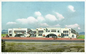 Mexico Collection: El Navajo Hotel, Gallup, New Mexico, USA