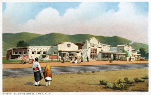 Adobe Gallery: El Ortiz Hotel, Lamy, New Mexico, USA