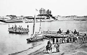 Egytian Prints: El Qantara, Egypt, Victorian period