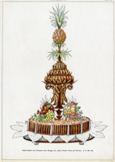 Viennese Gallery: Elaborate cake display
