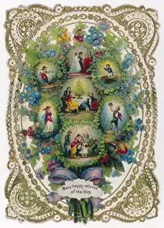 Birthdays Prints: Elaborate Card