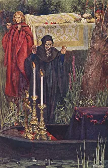 Elaine Corpse Legend Myth England Arthurian Lily