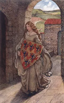 Arthurian Prints: ELAINE & SHIELD/LEGEND