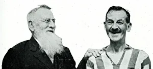 Veterans Prints: Elderly footballers Woods and Richardson