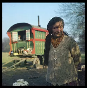 Cardigan Collection: Elderly Gypsy Woman