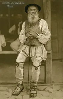 Elderly Romanian man
