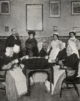 Matron Prints: Elderly women inmates over 90, Holborn Union Workhouse