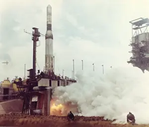 Streak Prints: ELDO (European Launcher Development Organisation) test at Spadeadam