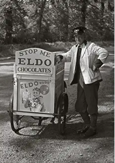 Choc Prints: Eldo ice cream and chocolate salesman
