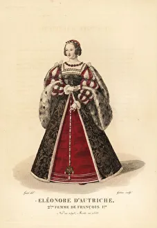 Brocade Gallery: Eleanor of Austria, second wife of King Francis I, 1498-1558