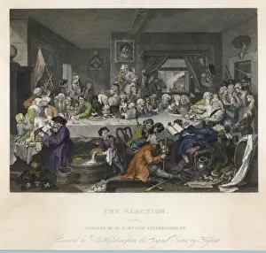 Election Prints: The Election by William Hogarth