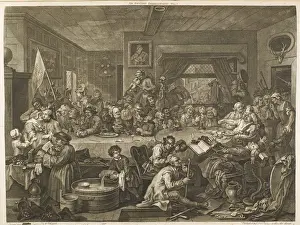The Election by William Hogarth