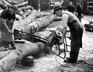 Electric chainsaw clearance mill