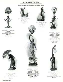 Electric Light Fixtures catalogue, Statuettes