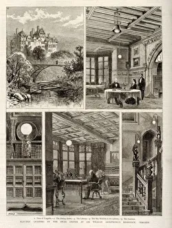 Cragside Collection: Electric Lighting in Home of Industrialist William Armstrong
