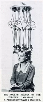 Contraptions Gallery: Electric Permanent Waving Machine 1928