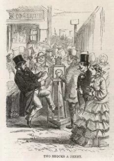 Electric Shock Machine, on Derby Day, 1860