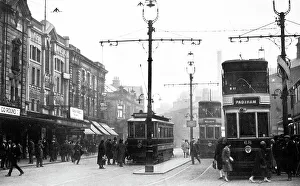 Electric tram in Burnley, possibly 1920s
